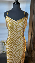 Load image into Gallery viewer, (L) Gold Cream Slip Dress
