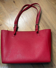 Load image into Gallery viewer, RED Tory Burch Saffiano Leather  Handbag
