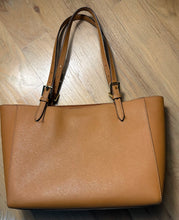 Load image into Gallery viewer, Caramel Tory Burch Saffiano Leather  Handbag
