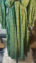 Load image into Gallery viewer, (12) ASOS Green Black Maxi Dress
