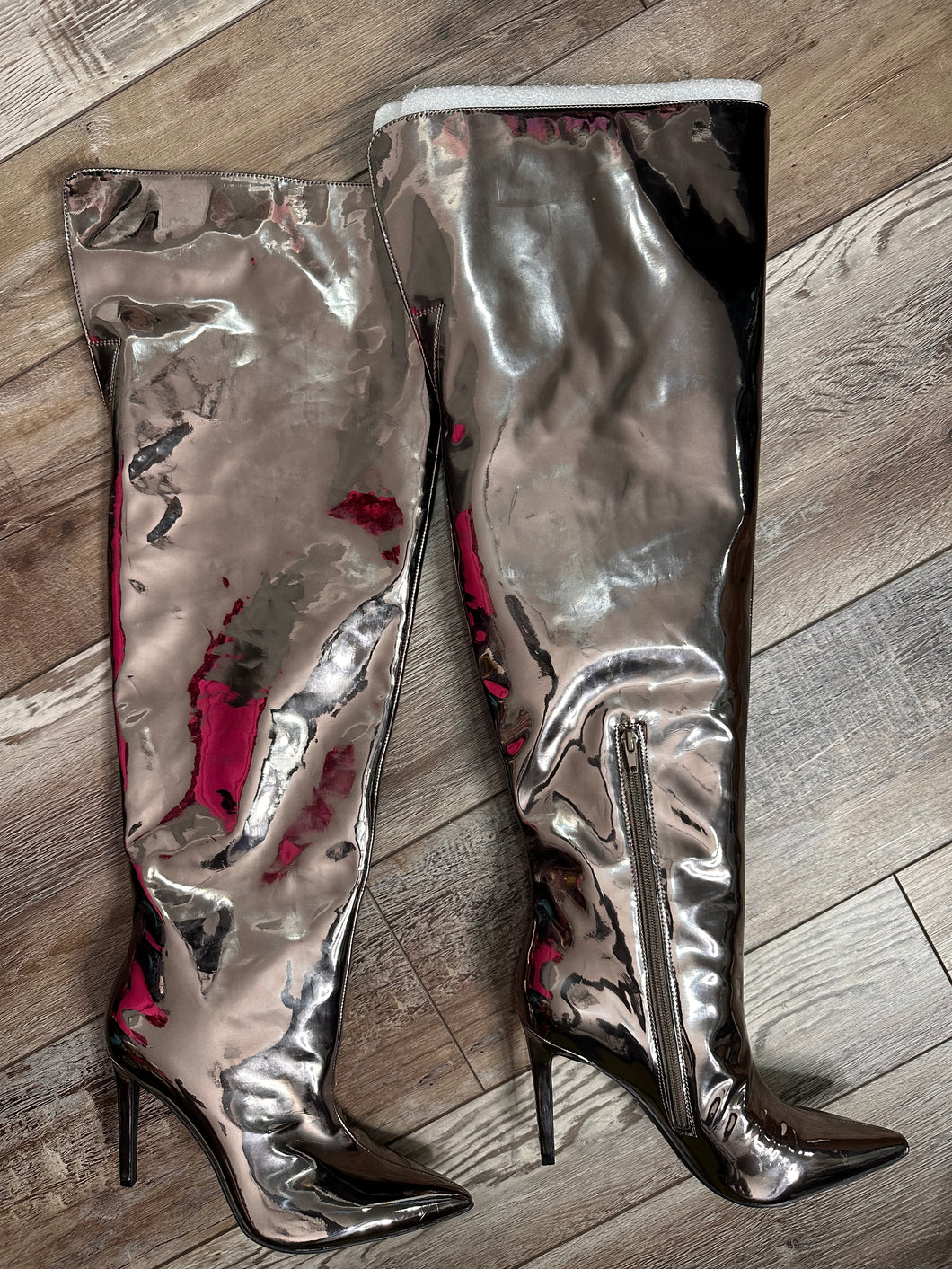 Solid Pewter Boots