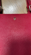 Load image into Gallery viewer, RED Tory Burch Saffiano Leather  Handbag
