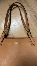 Load image into Gallery viewer, Caramel Tory Burch Saffiano Leather  Handbag
