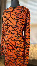 Load image into Gallery viewer, (Best fit 2X) FN Orange Black Dress
