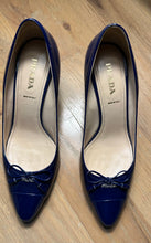 Load image into Gallery viewer, (9) Authentic Blue Prada Heels
