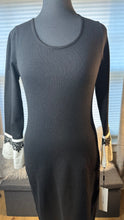 Load image into Gallery viewer, (M) Black White CK Sweater Dress NWT’s
