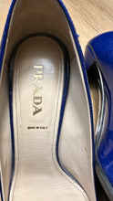 Load image into Gallery viewer, (9) Authentic Blue Prada Heels
