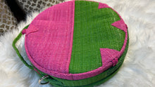 Load image into Gallery viewer, Pink Green Circle Handbag
