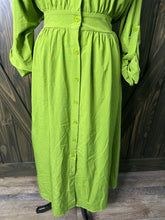 Load image into Gallery viewer, (XL) Lime Green Long Sleeve Maxi
