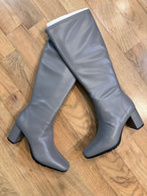 Load image into Gallery viewer, (8) NEW Aerosoles Gray Boots with block heels
