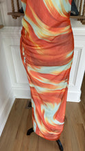 Load image into Gallery viewer, (12) PLT Orange Mesh Dress
