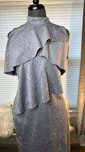 Load image into Gallery viewer, Gray Suede Dress NWT’s
