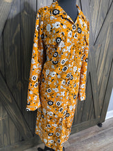 Load image into Gallery viewer, (3X) Gold Floral Dress
