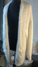 Load image into Gallery viewer, (2X) NWT’s White FN Sweater Duster
