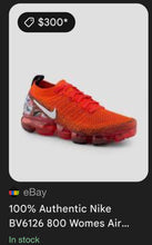 Load image into Gallery viewer, (10) Nike Red VaporMax 2
