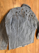 Load image into Gallery viewer, (M) Denim w/ Silver Fringe Jacket
