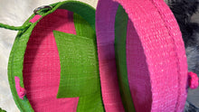 Load image into Gallery viewer, Pink Green Circle Handbag
