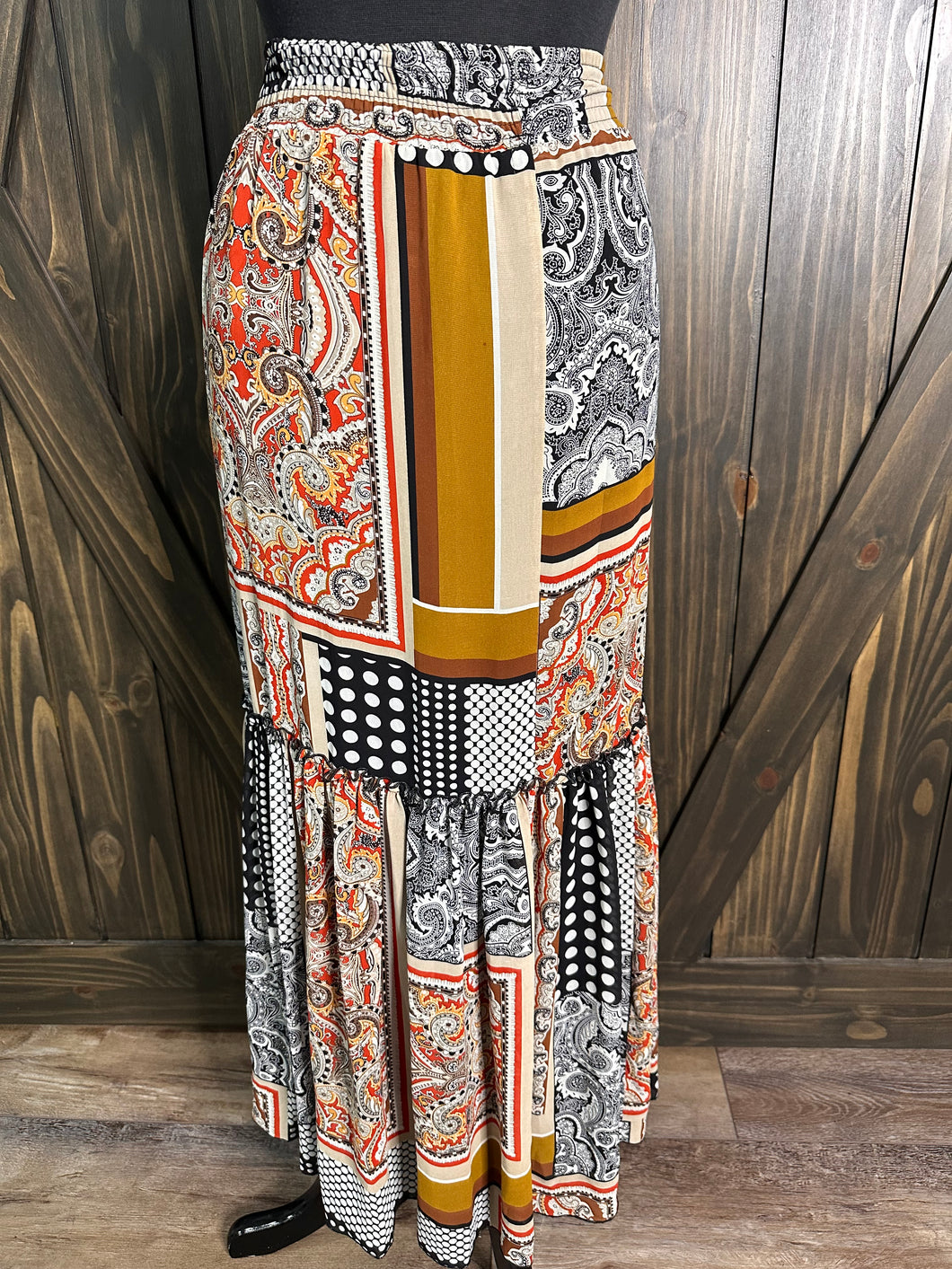 (M-XL) Boston Proper Maxi Skirt