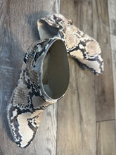 Load image into Gallery viewer, (10) Vince Camuto Python Booties NEW
