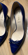 Load image into Gallery viewer, (9) Authentic Blue Prada Heels

