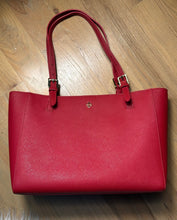 Load image into Gallery viewer, RED Tory Burch Saffiano Leather  Handbag
