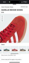 Load image into Gallery viewer, 8 (mens) 10 (women’s) Adidas Gazelle NEW
