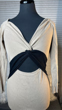 Load image into Gallery viewer, (L) FN Cream Black Sweater Dress
