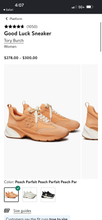 Load image into Gallery viewer, (9) Tory Burch Good Luck Sneaker NEW w-box
