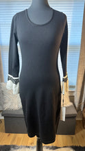 Load image into Gallery viewer, (M) Black White CK Sweater Dress NWT’s
