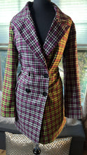 Load image into Gallery viewer, (10) Mixed Plaid Blazer or Dress
