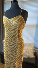 Load image into Gallery viewer, (L) Gold Cream Slip Dress
