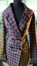 Load image into Gallery viewer, (10) Mixed Plaid Blazer or Dress
