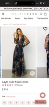 Load image into Gallery viewer, M-L Baltic Born Tulle Maxi
