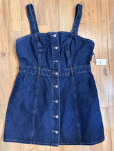 Load image into Gallery viewer, Denim Dress w/buttons no stretch
