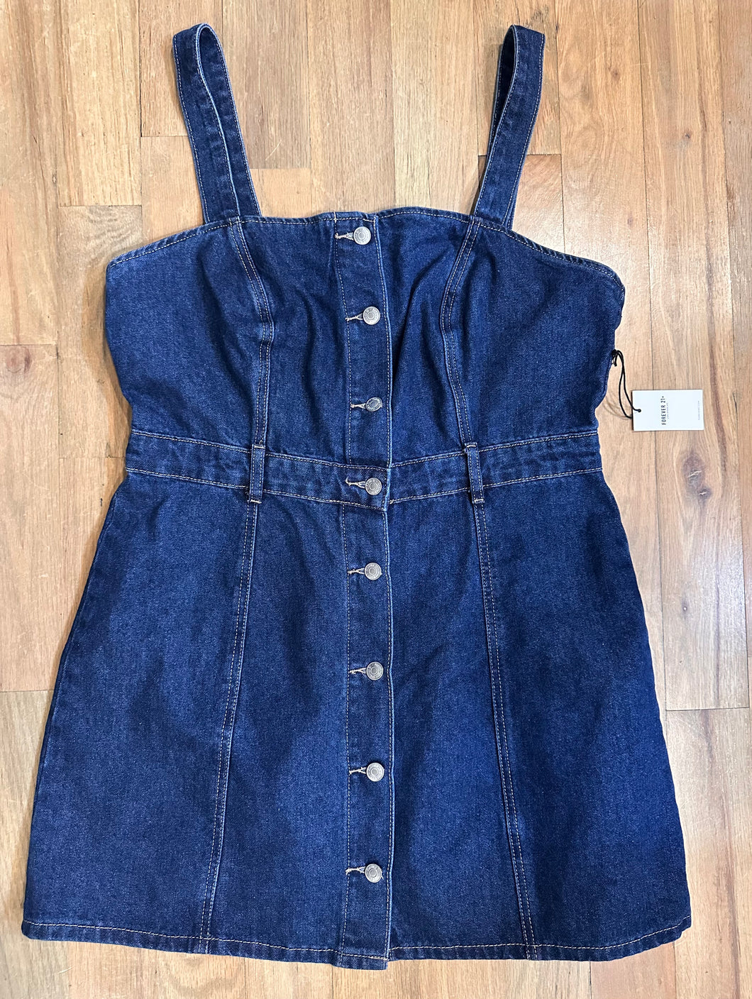 Denim Dress w/buttons no stretch