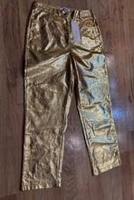 Load image into Gallery viewer, (M) Amylynn Gold Pants (NWT’s)
