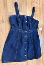 Load image into Gallery viewer, Denim Dress w/buttons no stretch
