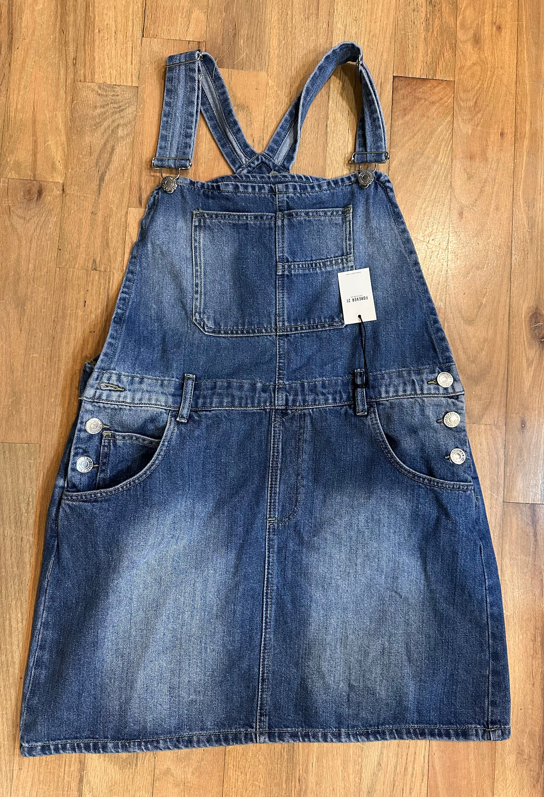 (XL) Denim Overalls (Skirt)