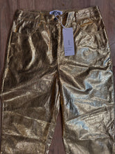 Load image into Gallery viewer, (M) Amylynn Gold Pants (NWT’s)
