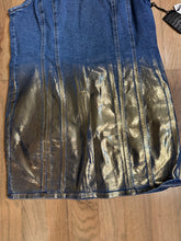 Load image into Gallery viewer, Denim &amp; Gold Denim Dress
