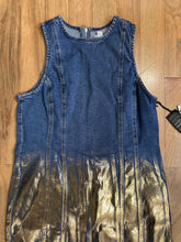 Load image into Gallery viewer, Denim &amp; Gold Denim Dress
