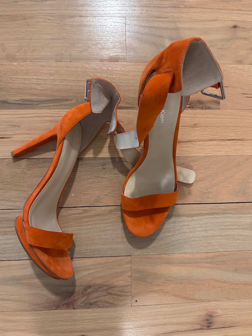 (9) Orange CK Heels