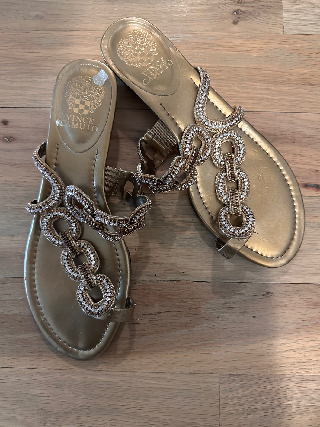 (9.5) Vince Camuto Bling Sandals