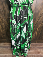 Load image into Gallery viewer, (16) Green Floral CK Dress
