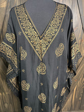 Load image into Gallery viewer, OSFM Black Gold Kaftan
