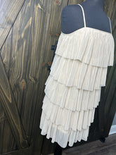 Load image into Gallery viewer, Cream 4 Tier Dress
