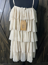 Load image into Gallery viewer, Cream 4 Tier Dress
