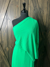 Load image into Gallery viewer, (L) One Shoulder Green Drape Dress
