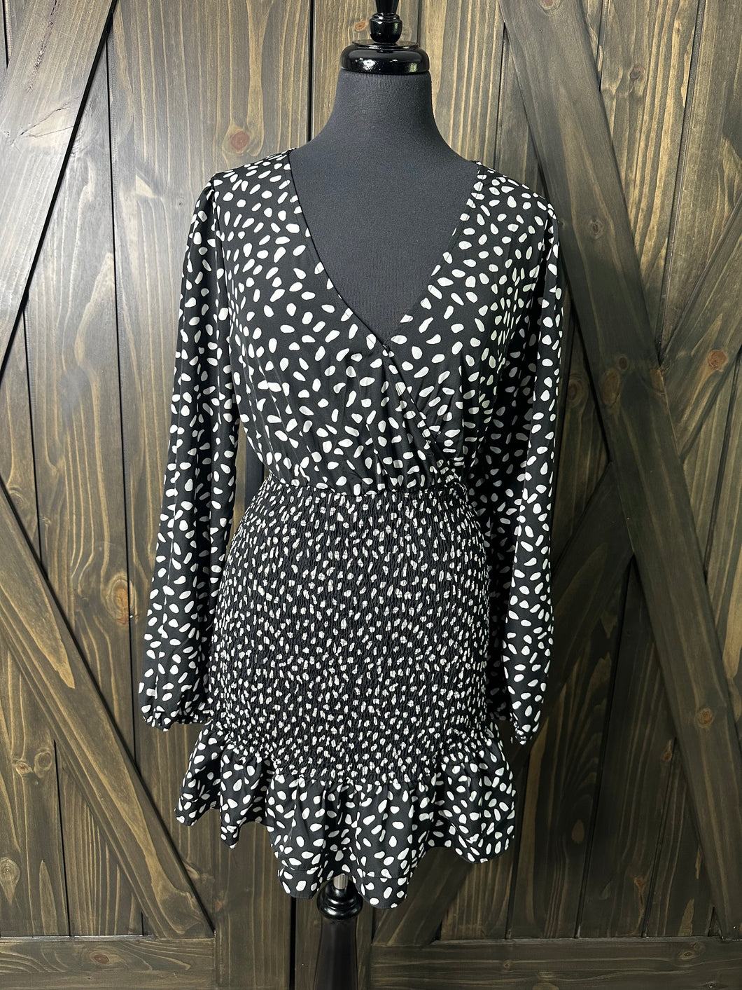 (1X) Black White Shein