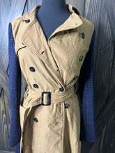Load image into Gallery viewer, (S) Anthropologie Plaid Trench Coat
